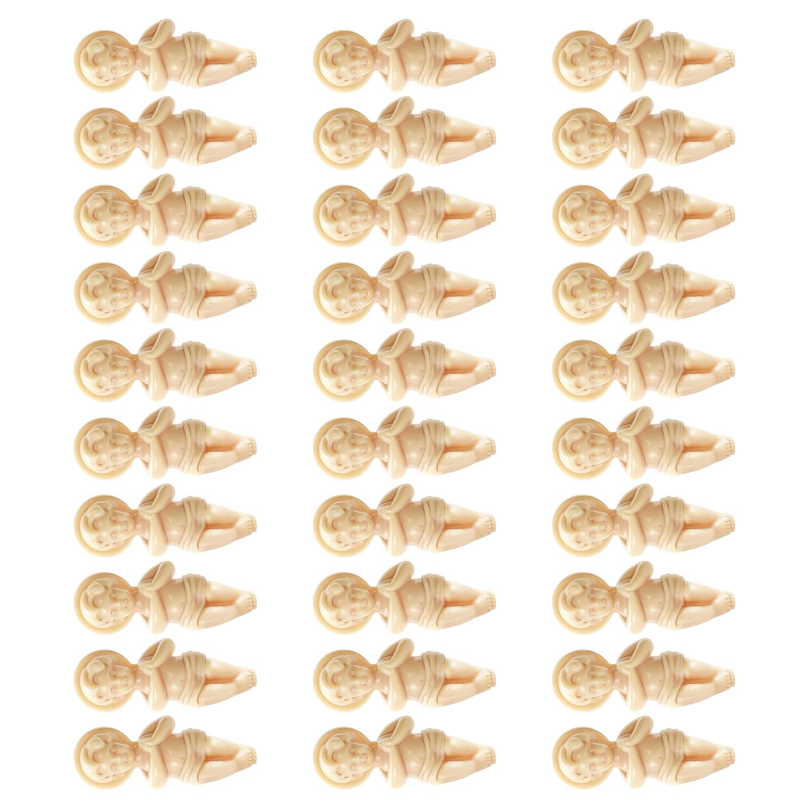 LUCKGONI 30Pcs Miniature Statue Light Weight Tiny Figurines for Cake Decoration Easter Festival Celebration