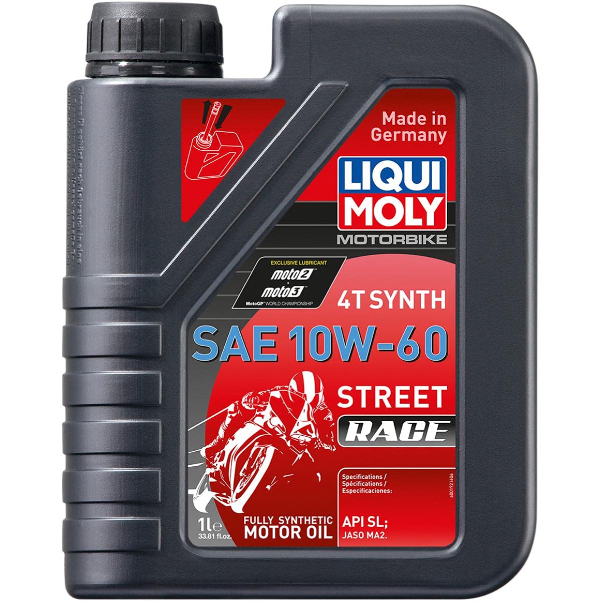 Amazon | Liqui Moly 4t Synth 10 W-60 Race 1リットル(Case of 6