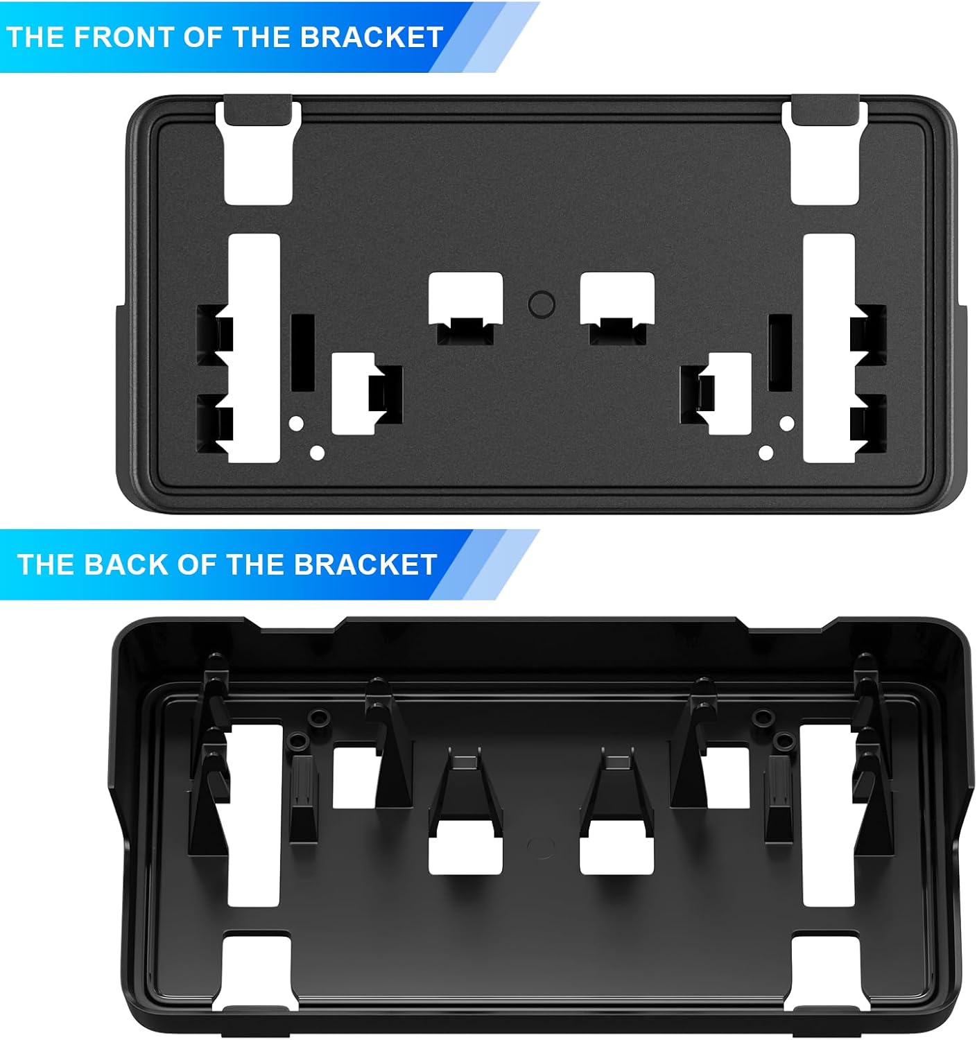 License Plate Frame for 2021 2022 2023 Ford F150 Accessories- Front Bumper License Plate Bracket Holder 2.7L 3.0L 3.5L V6 ML3Z-17A385-BB FO1068187