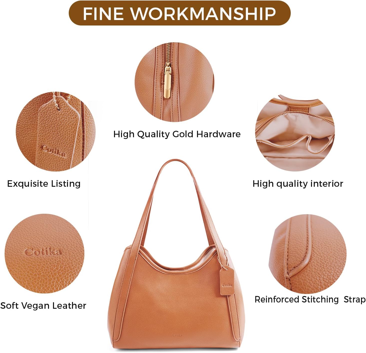 Hobo Bag for Women,Vegan leather Purse for Women Stylish Shoulder Handbags Medium Women's Purses