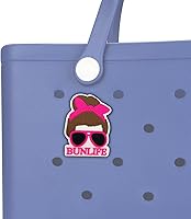 Vista 7 de Dijes para Bolsa para Accesorios de Bolsa Bogg, Dije de Decoración para Modelos Originales de Bolsa Bogg, Tote de Playa de Goma (BUNLIFE)