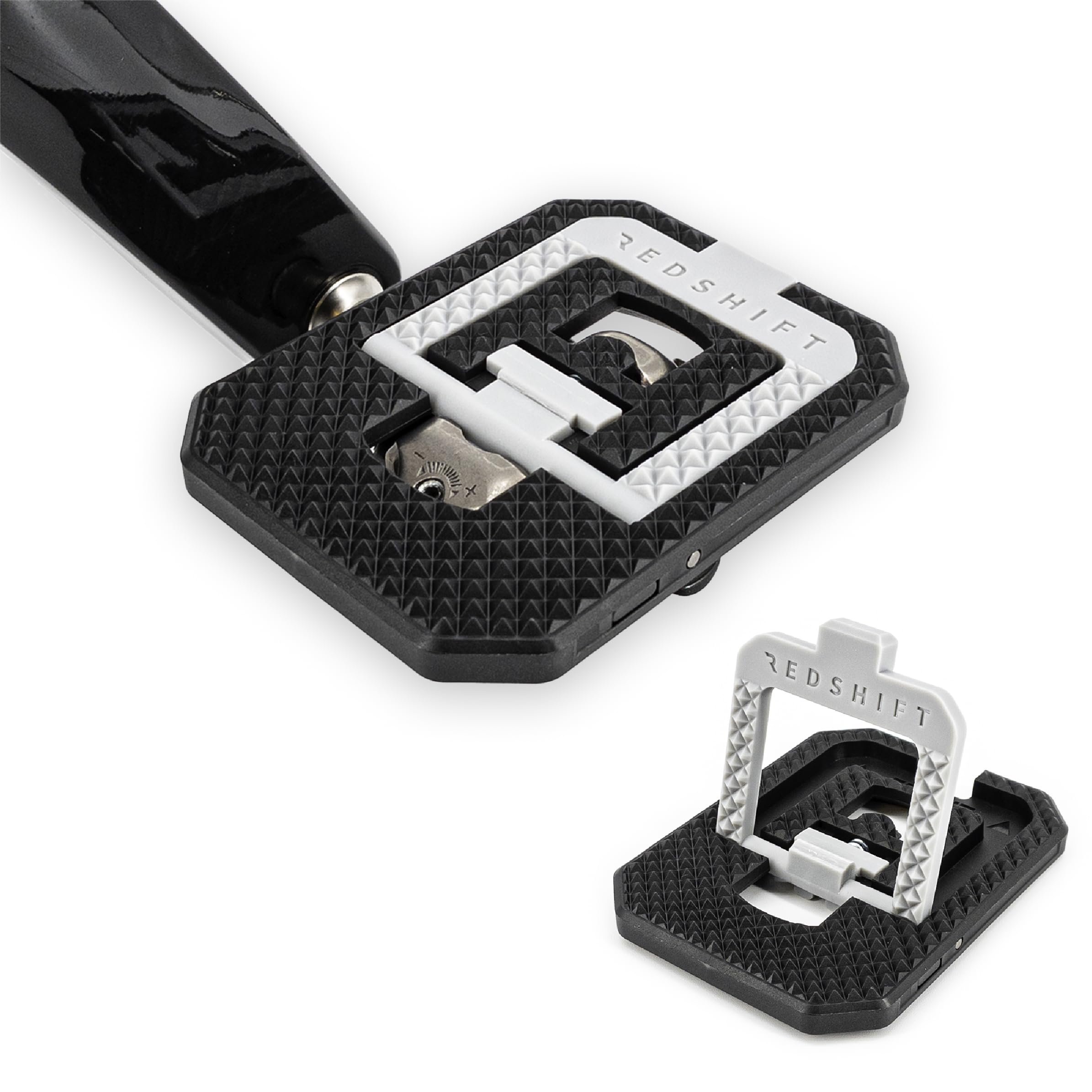 Redshift Mousetrap Pedal Adapters for SPD-Compatible Clipless Pedals, Gravel, Road, MTB, Commuter, and Hybrid Bikes