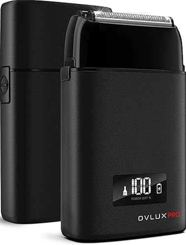 Afeitadora de lámina de metal con tres cuchillas para hombres doble lámina con recortadora - Afeitadoras faciales de barbero ideales para cabezas disponible en Yaxa Costa Rica