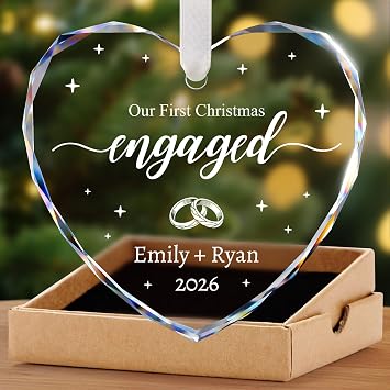 Engagement Gifts for Couples, Engagement Ornament 2026, Bride to Be Gifts