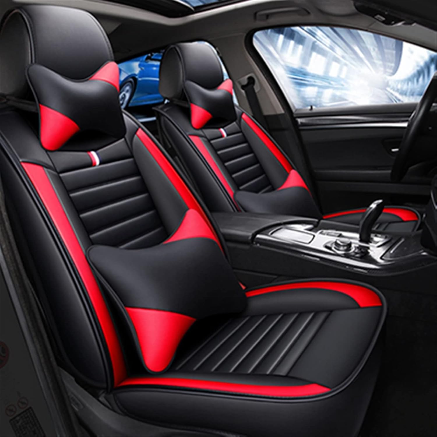 Amazon 車のシートカバー Pu レザーカーシートカバー KIA Sportage Ceed Rio Niro Stinger