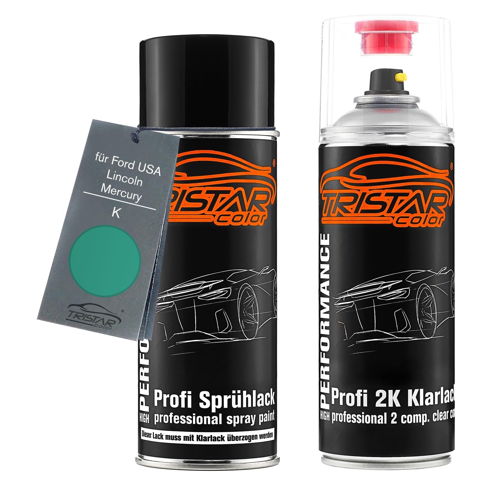 TRISTARcolor Lakier w sprayu do Ford USA K Sultana Turquoise Metallic +2K