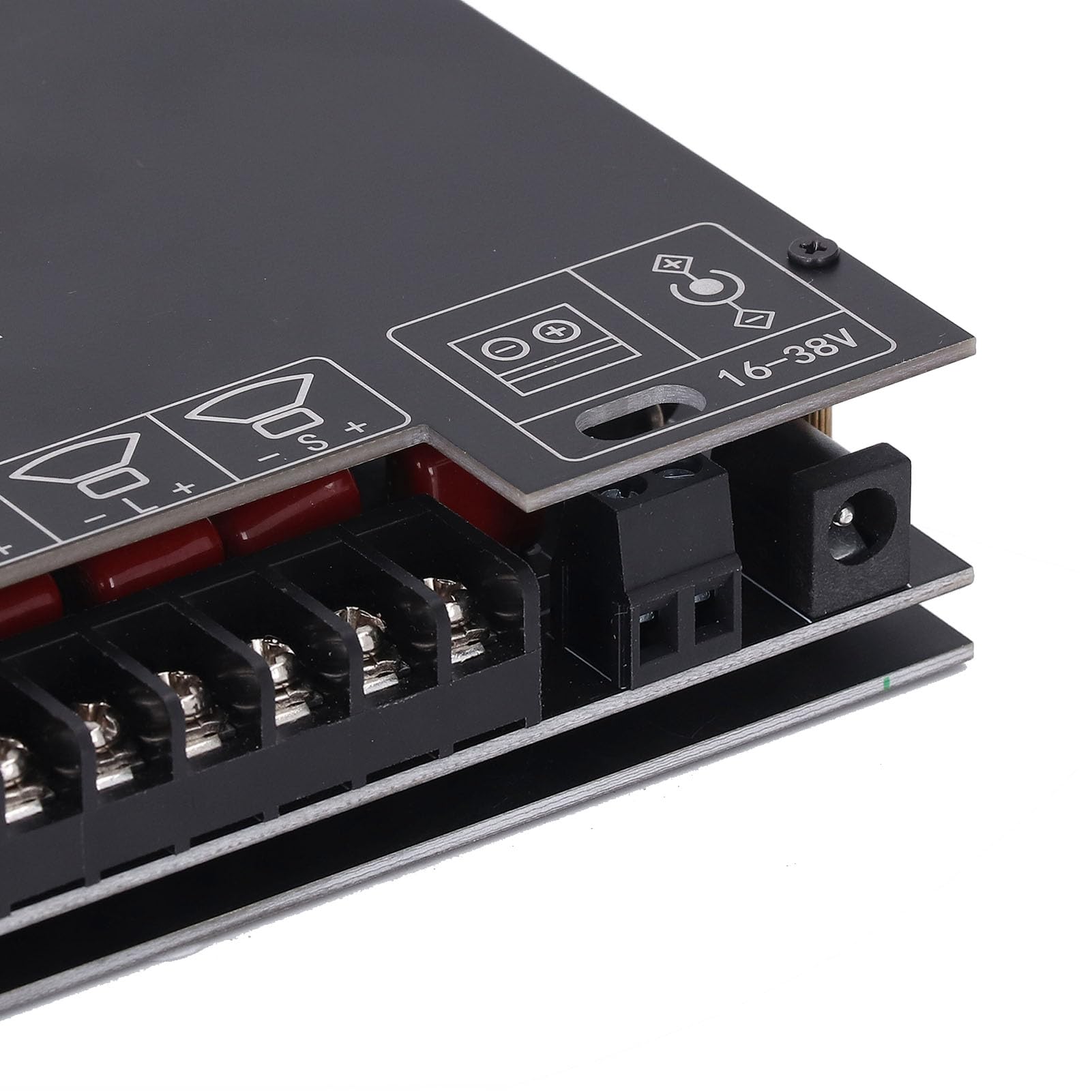 Jiawu TPA3255 Modulo Amplificatore di Potenza 2.1 BT5.1 Ingresso Scheda Audio USB AUX Scheda Amplificatore DC16-38V per Home Theater