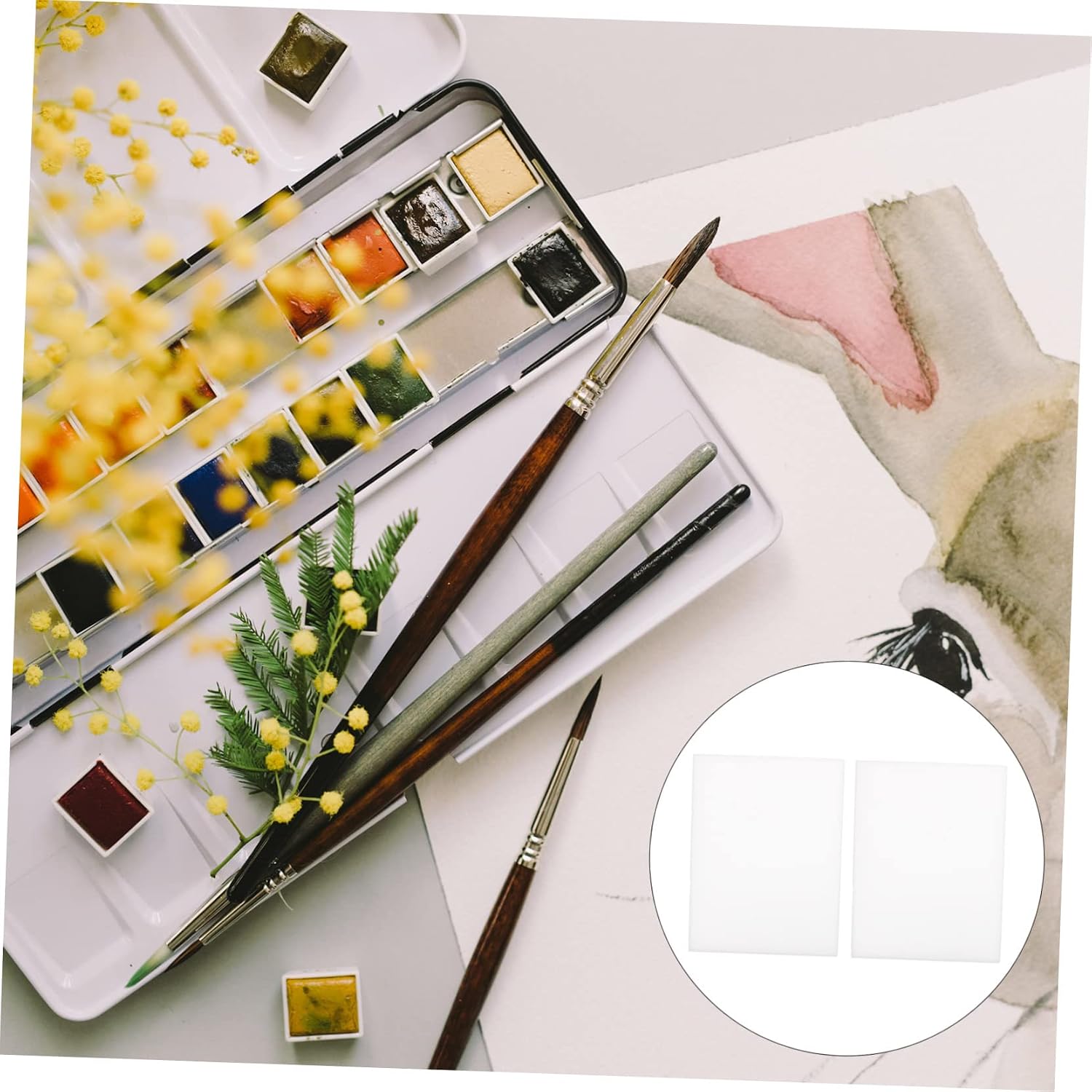 Uonlytech Pack DIY Felting Sponges Large Craft Sponges for Cleaning Needle Felting Tool Supplies