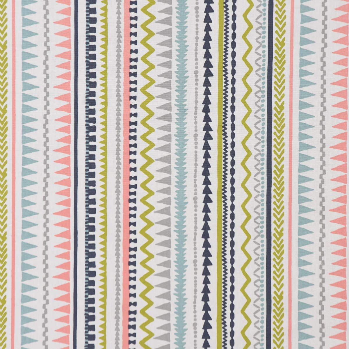 SCHÖNER LEBEN. Paraspifferi a strisce Ethno Inka, bianco, grigio, verde, rosa, diverse misure, a scelta: 120 cm di lunghezza