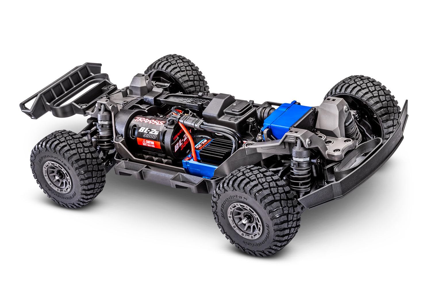 TRAXXAS Mini Slash 4x4 RTR, coche teledirigido para principiantes, mini escala verde con sistema TQ BL-2s, cargador USB-C y batería LiPo 2s