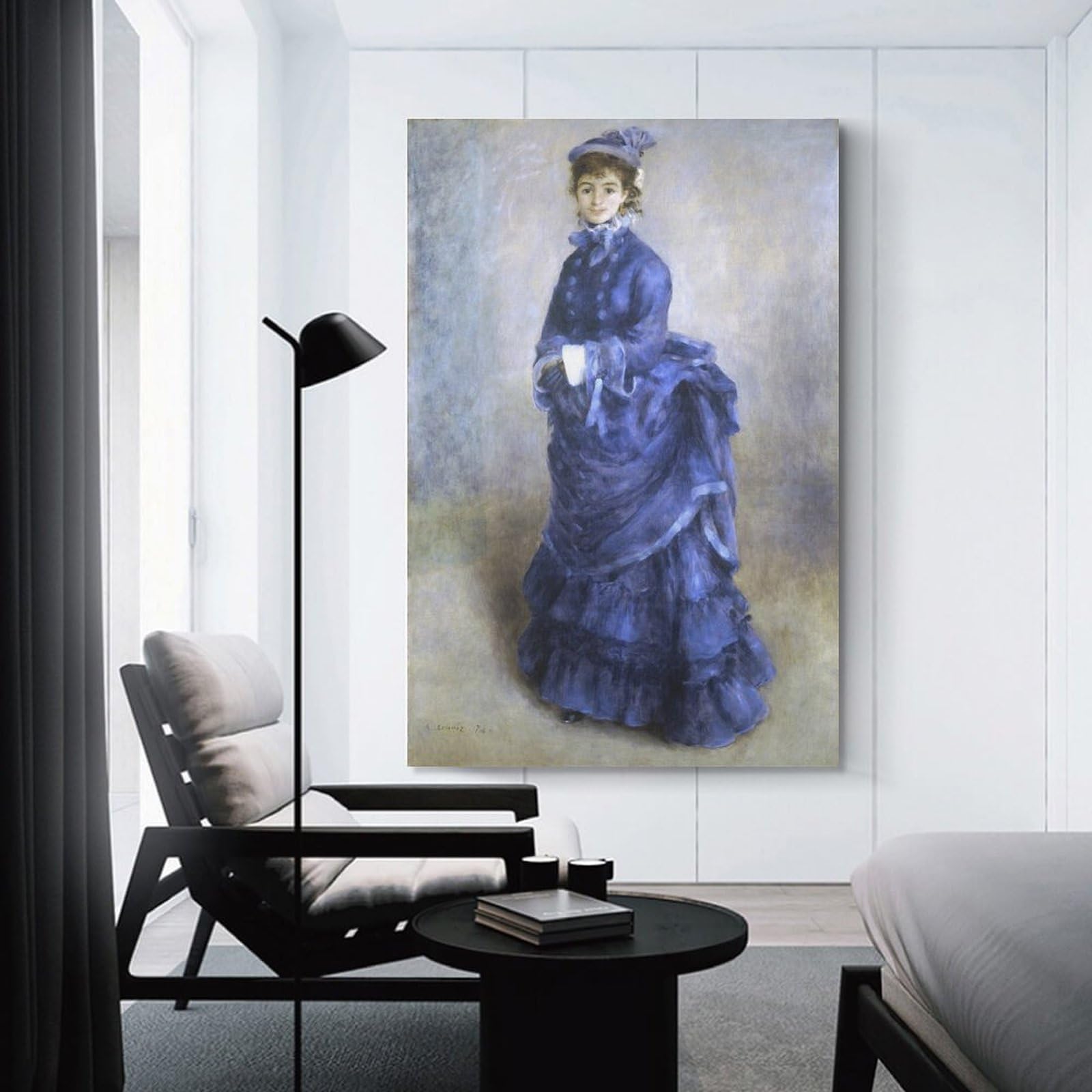Amazon.com: Pierre Auguste Renoir Print Painting The Blue Lady Picture  Print Canvas Poster Wall Paint Art Posters Decor Modern Home Artworks Gift  Idea 16x24inch(40x60cm): Posters & Prints