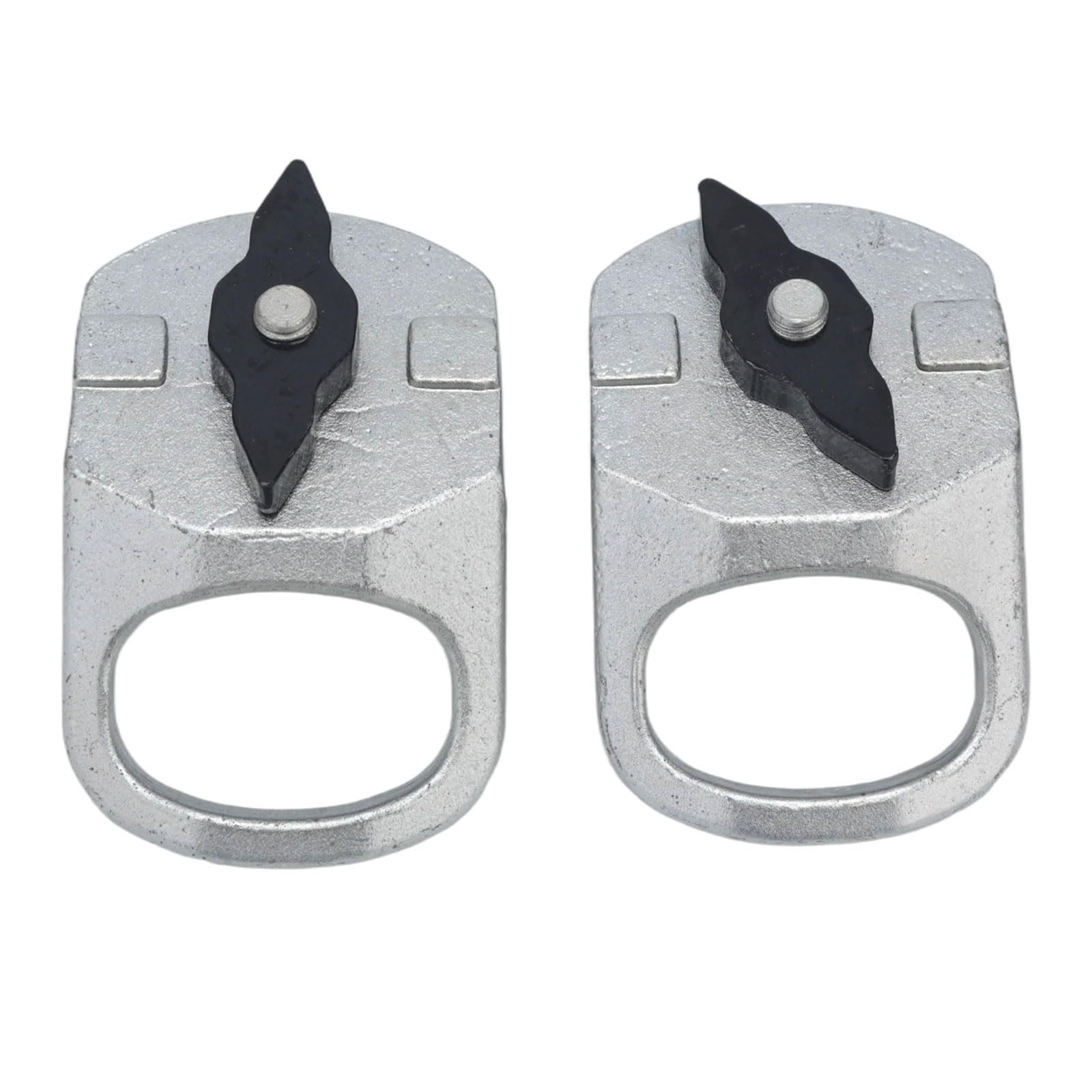Anillos en D & Ride de Acero con Bases de Montaje