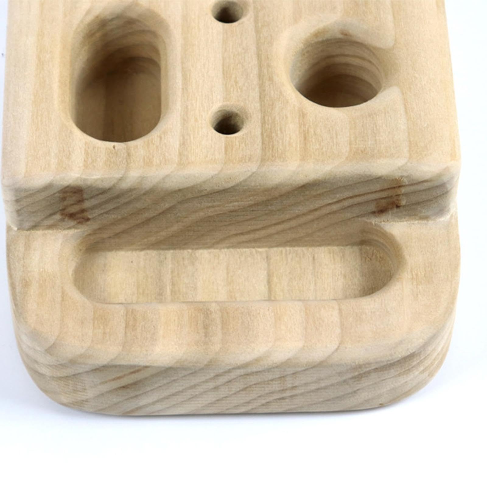 2 Piezas Tabla de Escalada Tabla de Dedos de Madera Entrenador de Agarre Tablero para Potenciar Destreza de Manos y Antebrazos Adecuado para