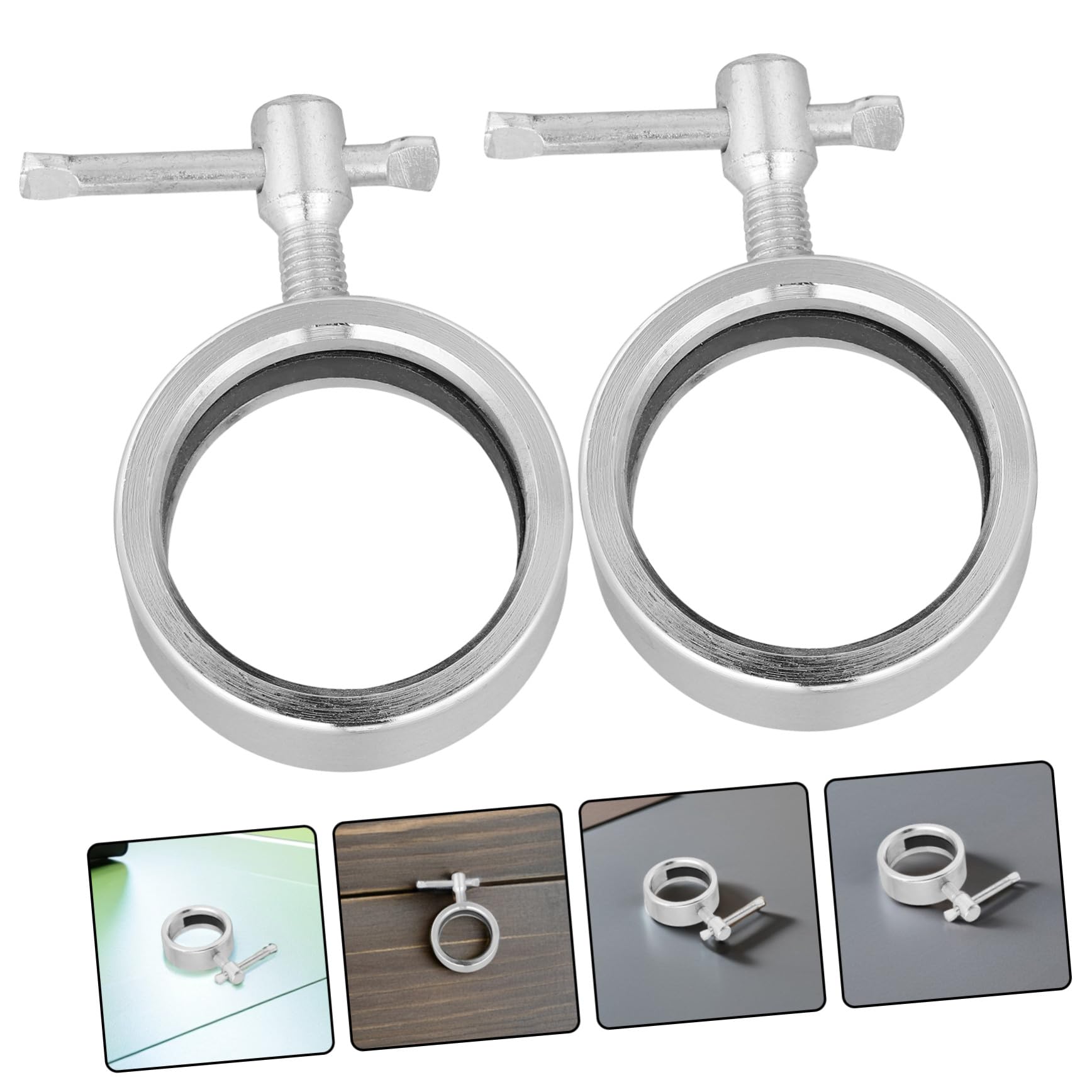 Toddmomy Clips de Resorte para Collar de Pesas Mancuernas, Abrazaderas de Aleación Portátiles Compatibilidad para Levantamiento de Pesas en Gimnasio Profesional