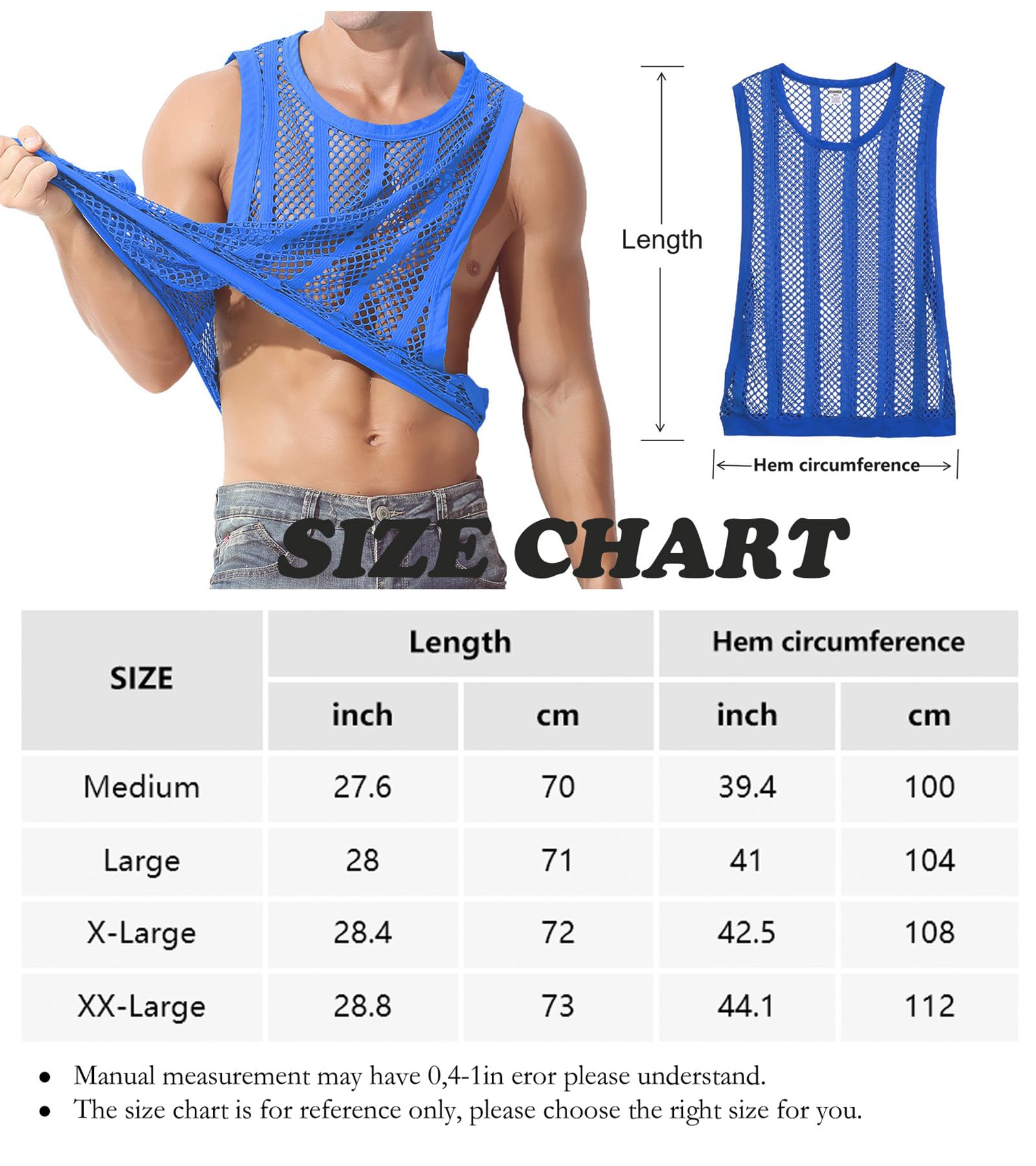 JINSHI Camicie a rete da uomo Canotte Atletiche A Rete Sexy Gilet Senza Maniche Maschio Allentato Muscolo All