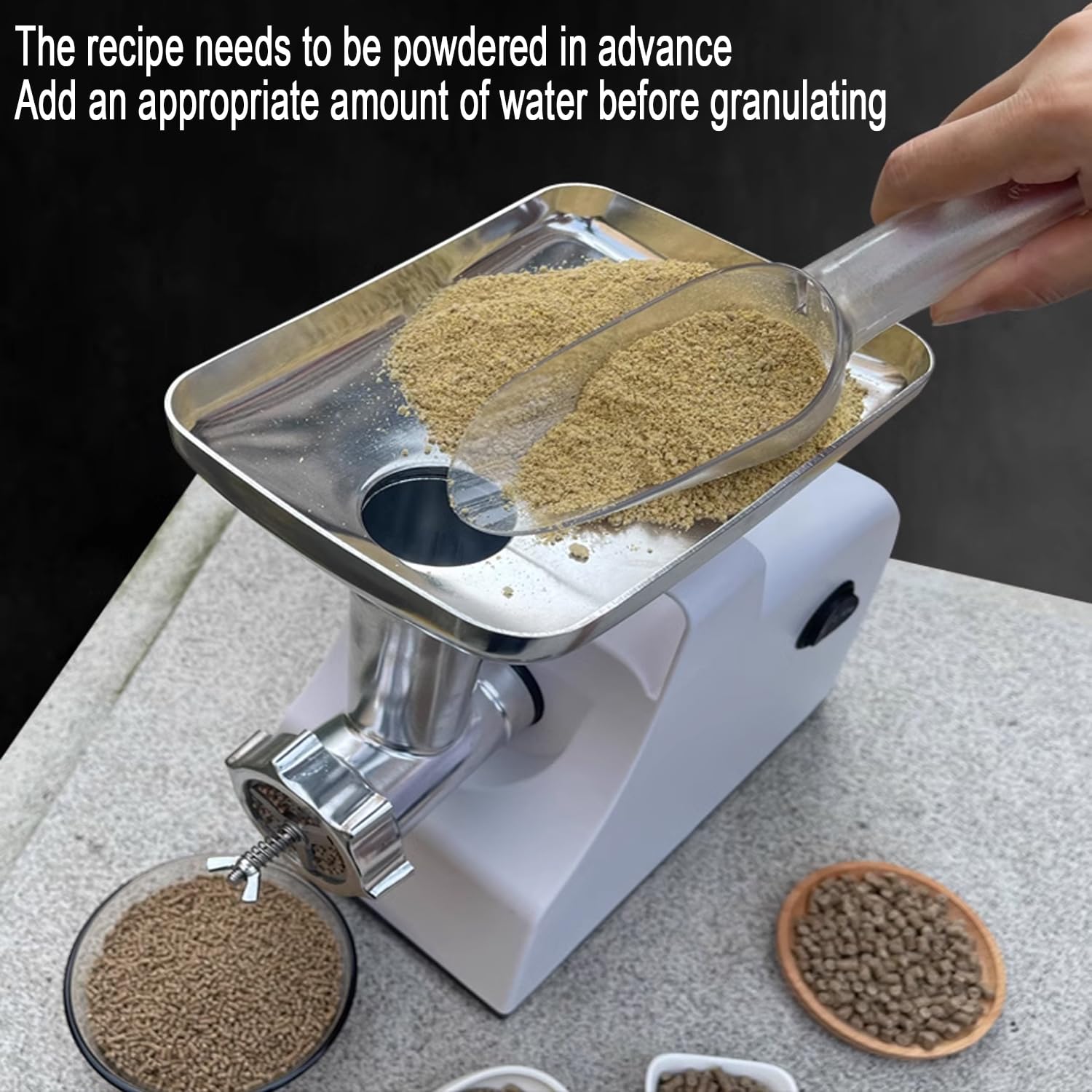 Máquina eléctrica de pellets de alimentación animal, incluye múltiples discos de molienda para la producción de alimentos para mascotas, ideal para gatos, conejos y pollos