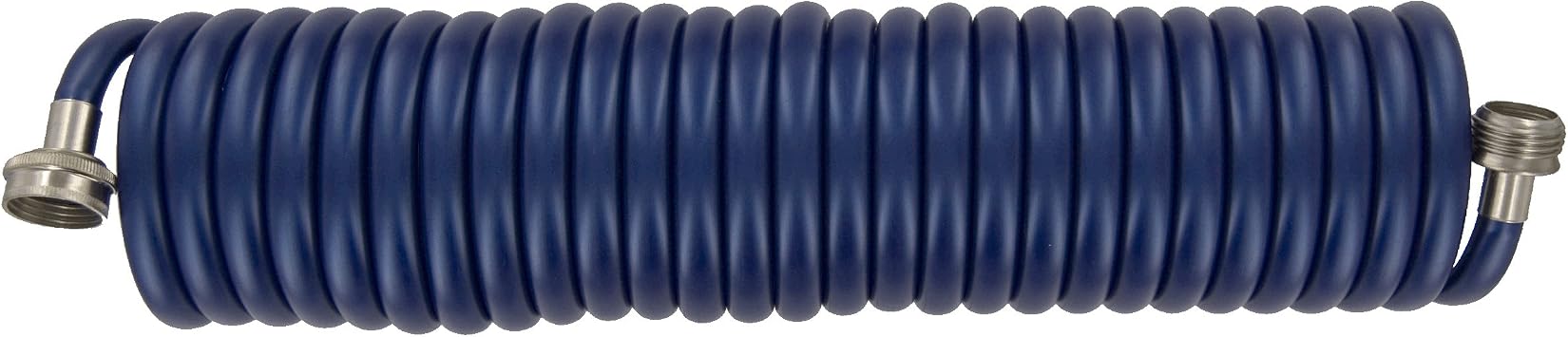 SpringHose Drinking Water Garden Hose, 3/8-in x 25-ft, Blue