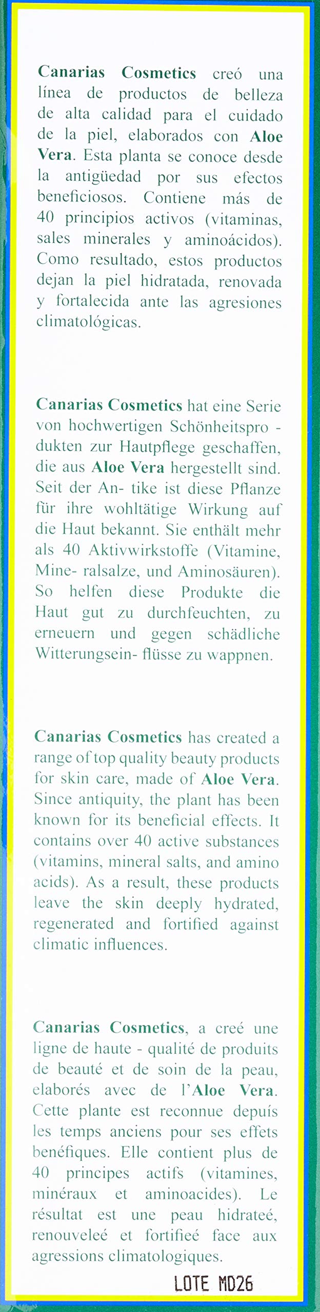 Canarias Cosmetics Dermo Aloe Body Lotion, 1er Pack (1 x 500 ml)