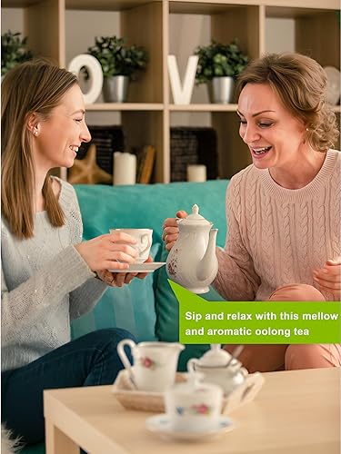 Vista 112 de TeeLux Té Oolong de ginseng, té Oolong de primera calidad, té de alta montaña Ren Shen, té natural de ginseng, aroma tostado y miel