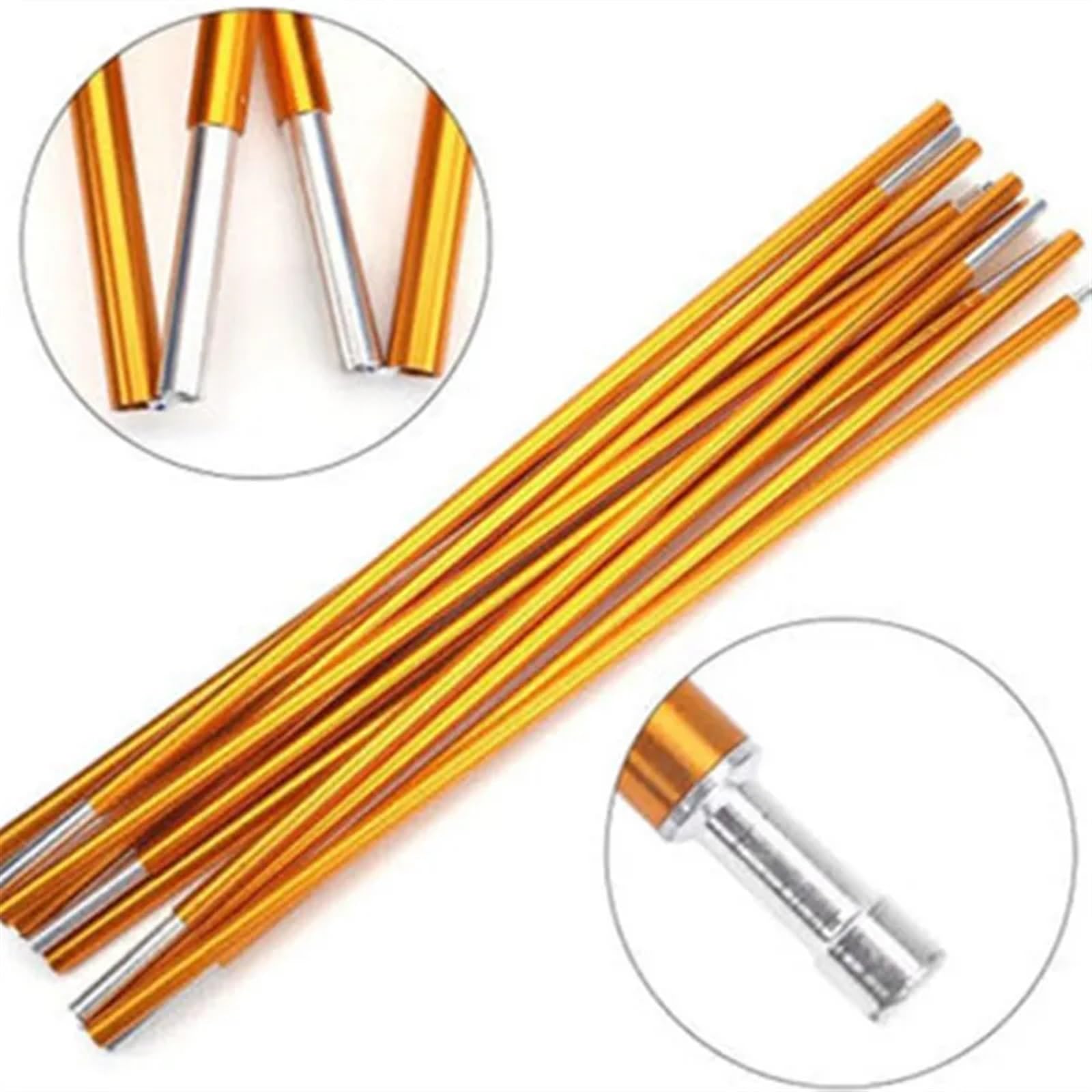 2 Teile/para Camping Aluminium Legierung Zelt Pole 4m Outdoor Ätherisches Zubehör