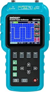ALLOSUN 3 In1 Digital Oscilloscope Handheld With Usb Multifunction Digital Scope Multimeter Meter 50Mhz EM115A