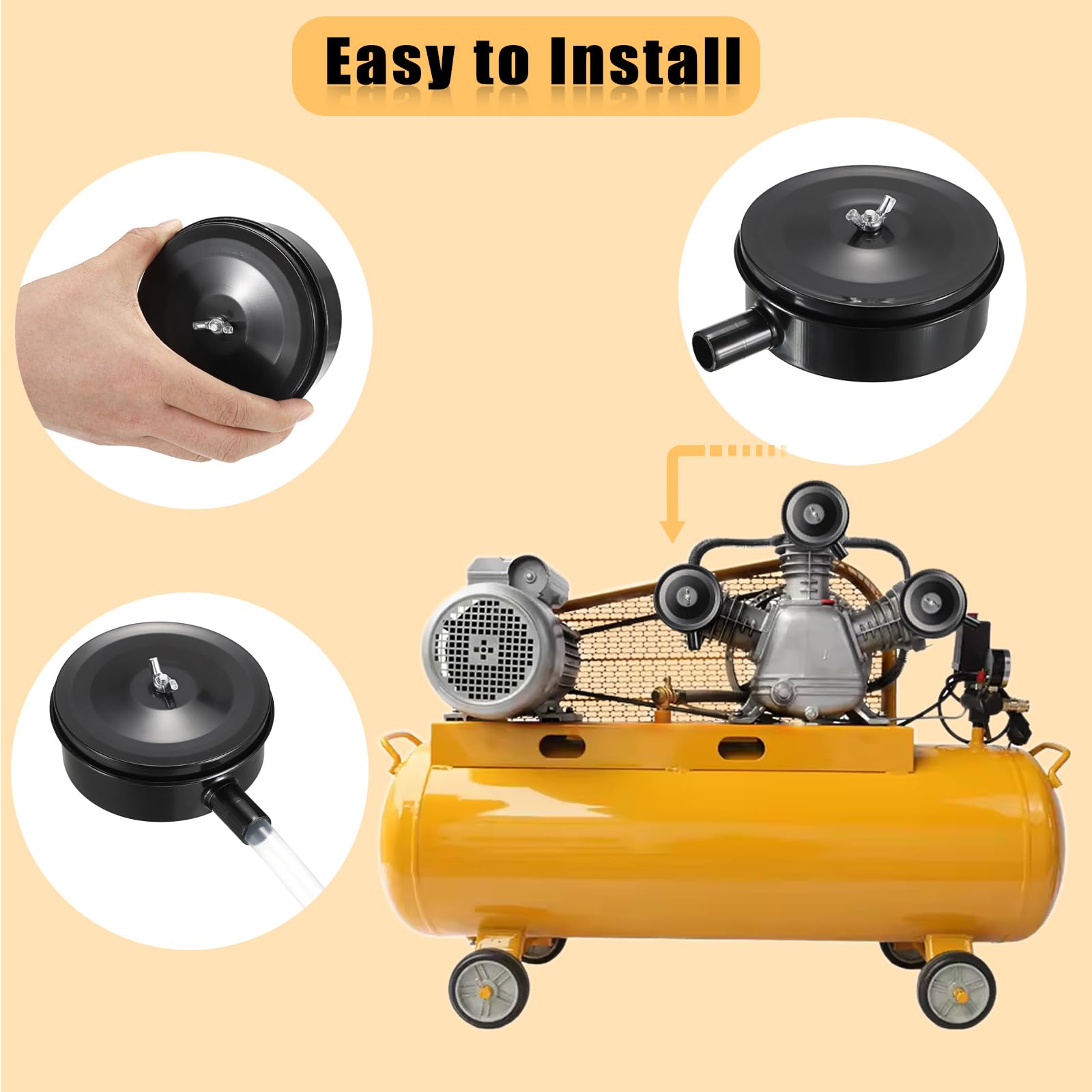 OwnMy Air Compressor Silencer - Quiet & Efficient -6