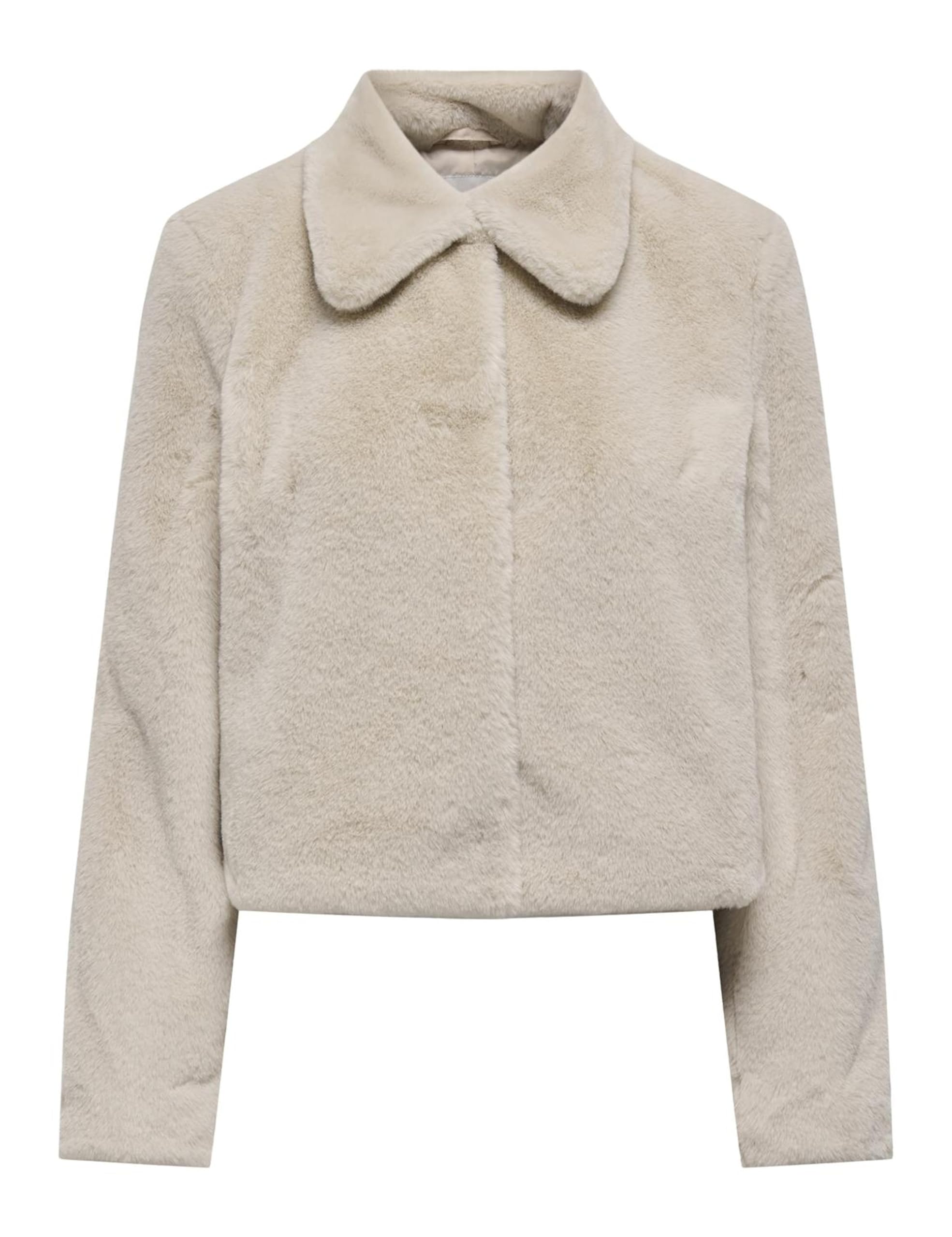 JdY Women's Jdymacy Life Faux Fur Jacket OTW Noos, moonbeam, S