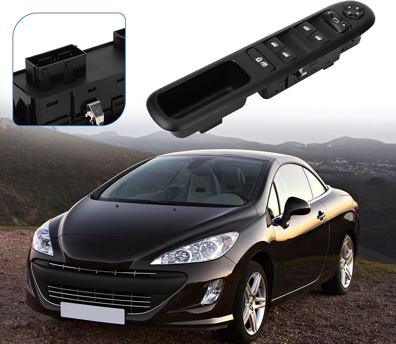 RASHION Elektromos Ablakemelő Kapcsoló Peugeot 3008 5008 2010-2016
