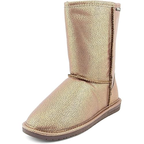 BEARPAW Emma Short Women's Classic Winter Slip On Boots, Lightweight Suede Boots, Multiple Colors