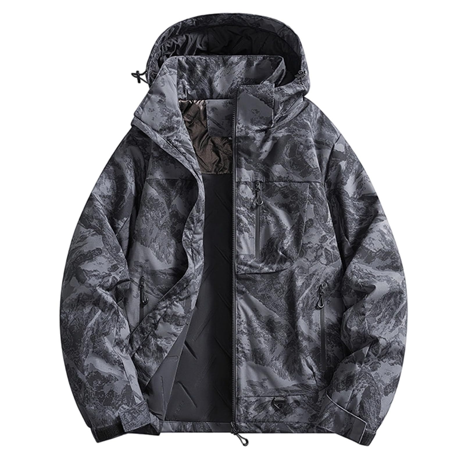 Genérico Chubasquero Mujer Running,Chaquetas Casuales para Mujer Elegantes Y CáLidas Resistentes Al Viento para Una Comodidad Diaria Y VersáTiles