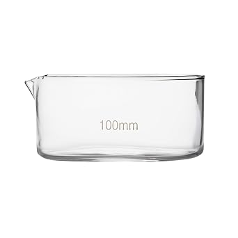 Labnique Borosilicate Glass Crystallizing Dish with Spout, Evaporation Dish (100mm), 300 ml Capacity