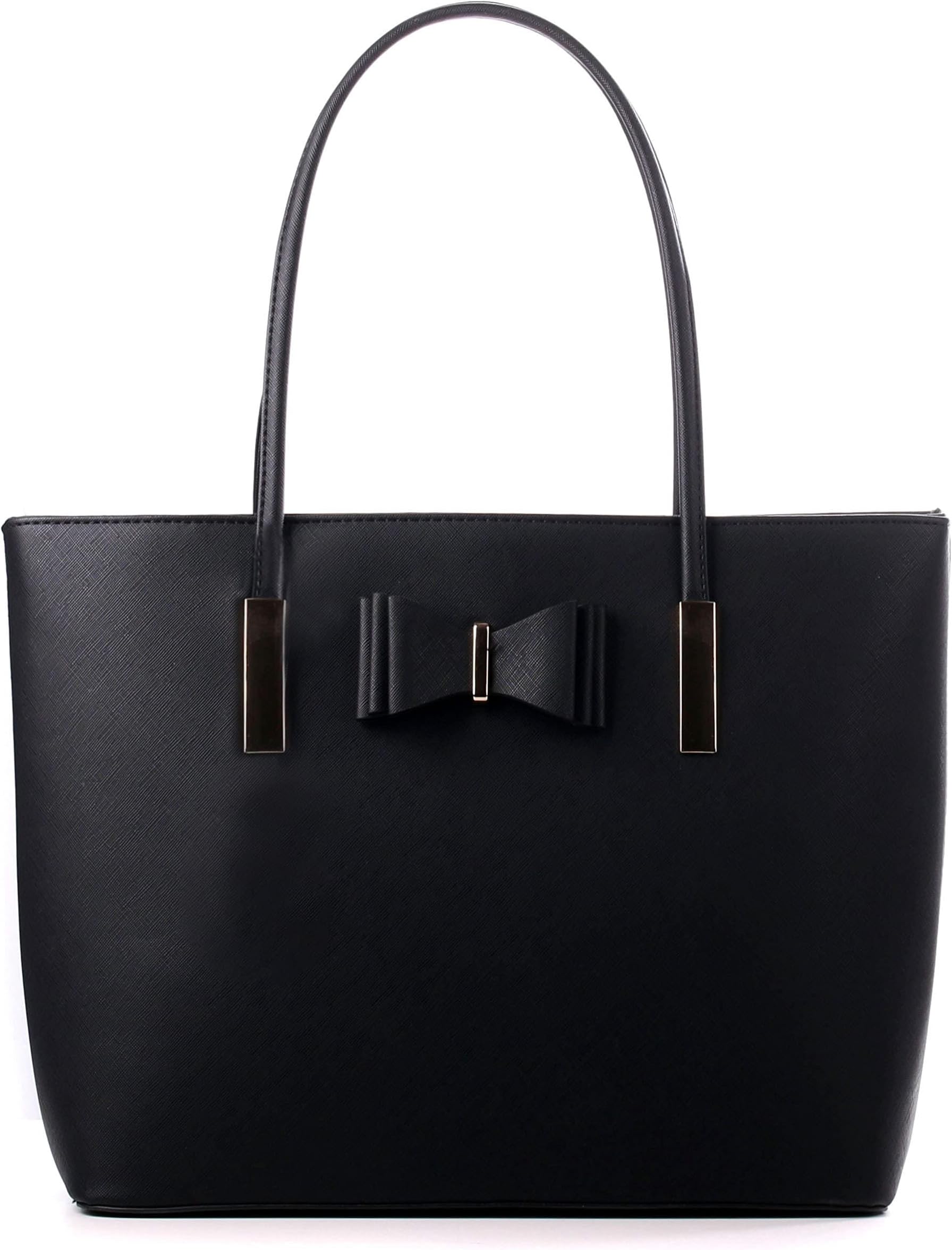WEDMAY Large Handbags for Women, Tote Bags for Women with Zip, School Handbag for Girls, Women's Laptop Tote Bag, Ladies Fashion Simple Shoulder Shopper Designer Bags