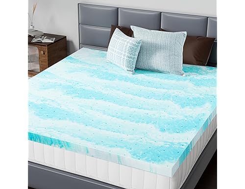 Top 10 Best Mattress toppers King with 2 Foam For Back Pain,Cooling