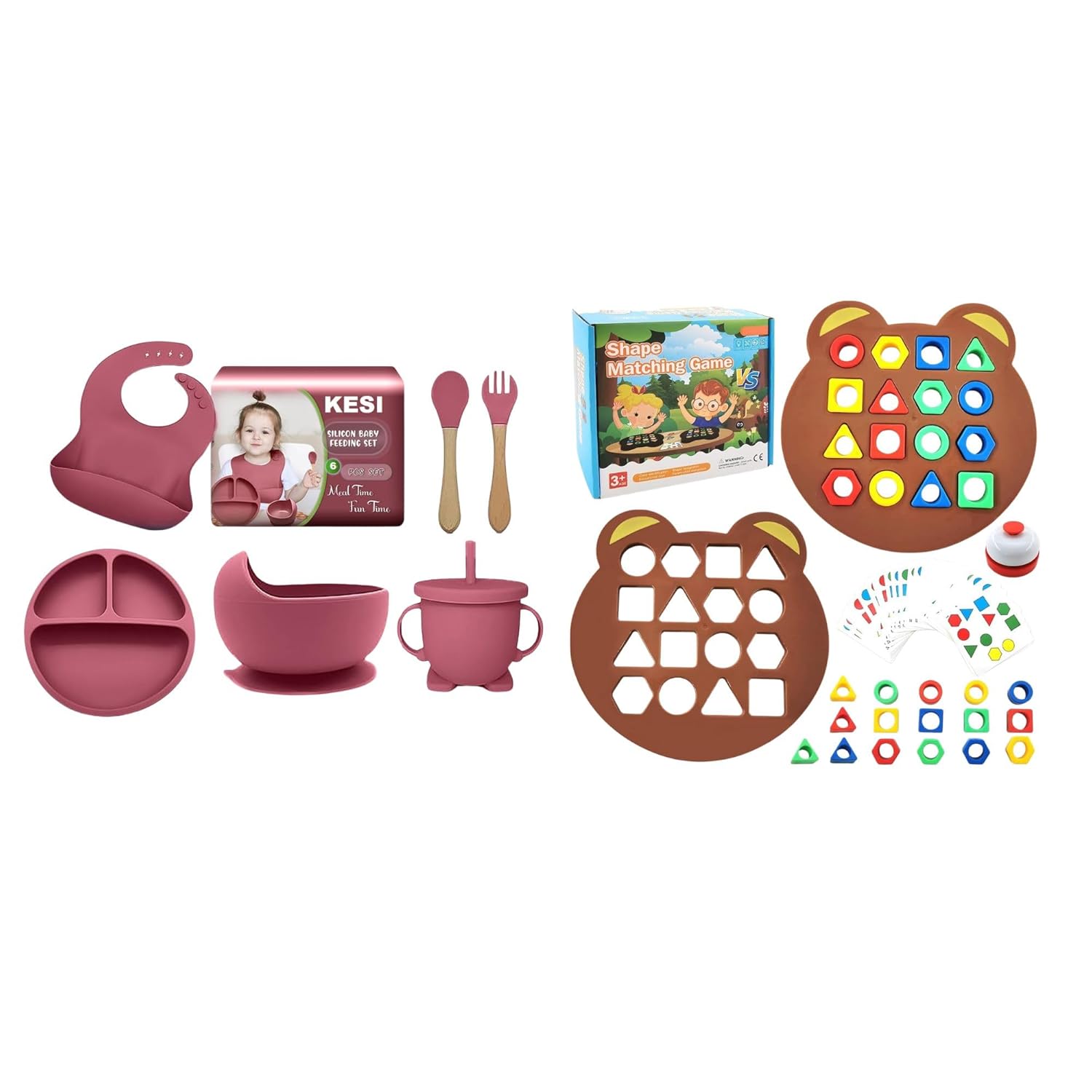 KESI ORNAMENTS 6 Pcs Silicone Baby...