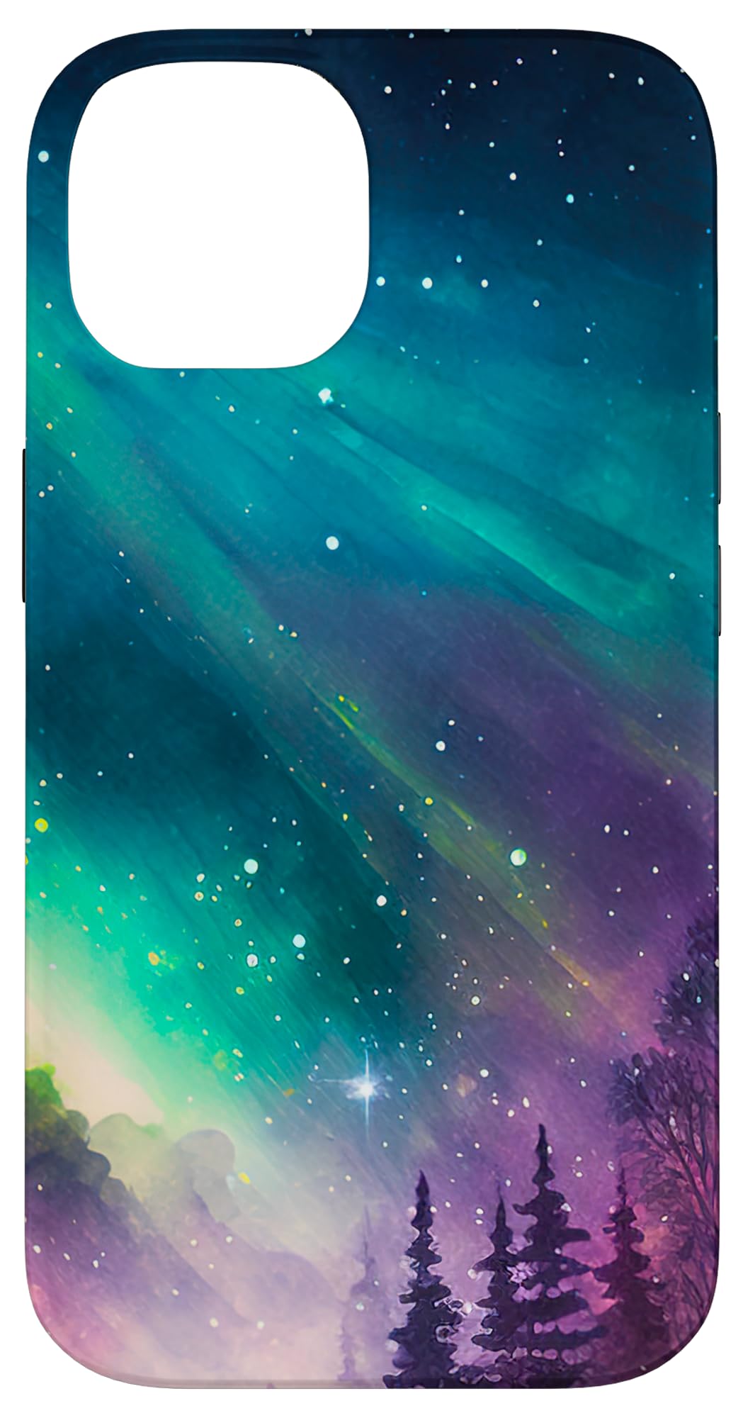 Northern Lights and Sky Iceland Norway Aurora Borealis Case for iPhone 14