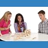 Hasbro Jenga Game 2018 JENGA Made with Natural Wood Original Block Game Stacking Tower Game for Ages 6 and Up for 1 or More Players Children's Party Game Family Game A2120 Genuine Product