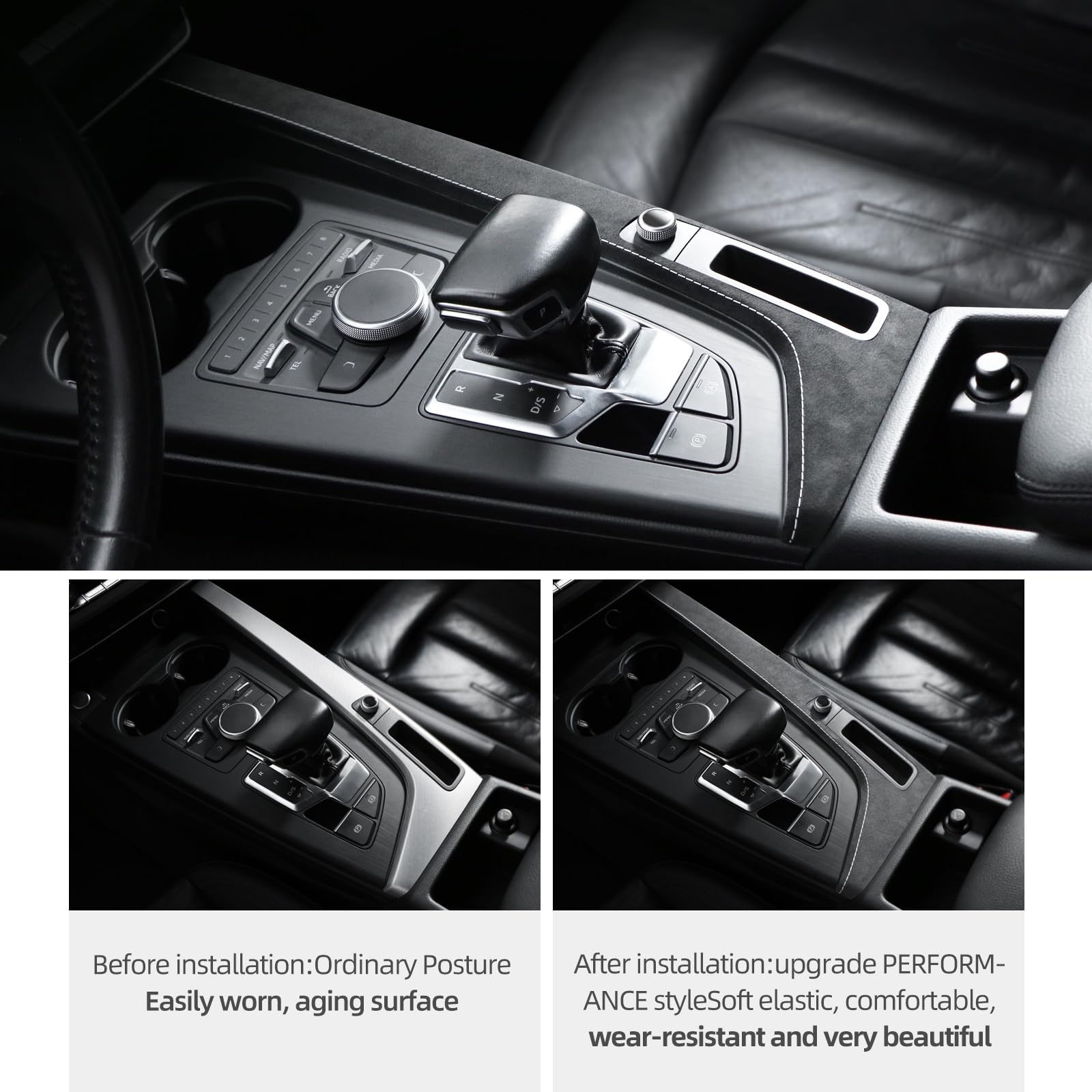 Amazon.com: BETTERHUMZ Center Console Gear Shift Panel Cover