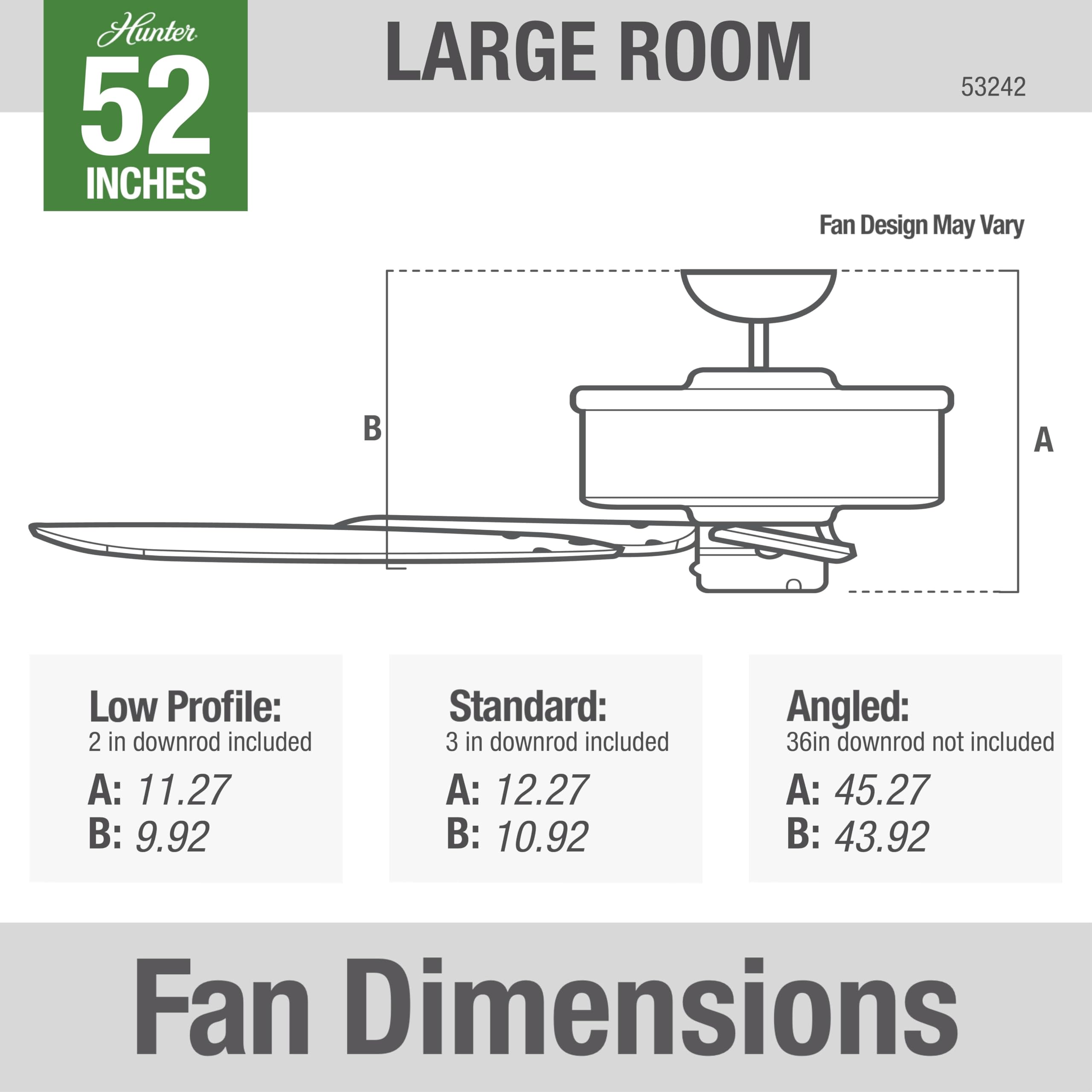 Hunter Architect Series II Ceiling Fan - Bronze -7
