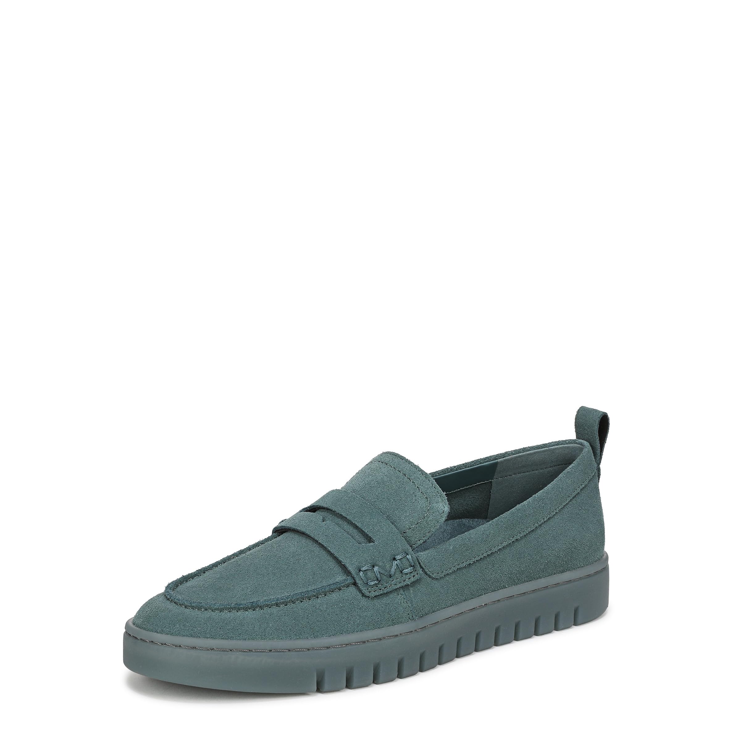 Vionic Womens Uptown Slip-On Loafers, Medium Fit, Pacific Blue Suede, UK 6.5