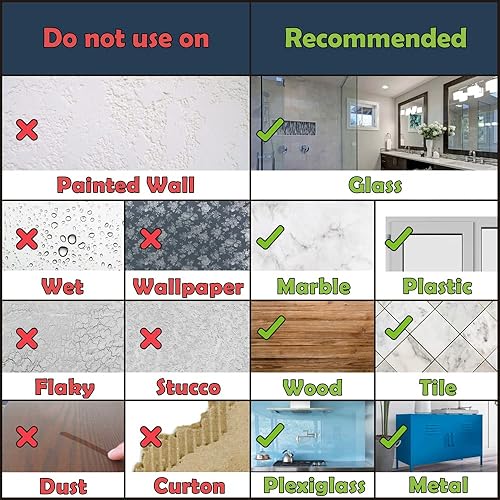 Miniatura 9 de GLUIT Kit de solución para colgar de alta resistencia, paquete de 6 ganchos grandes adhesivos (22 libras) y cinta de doble cara de 20 pies