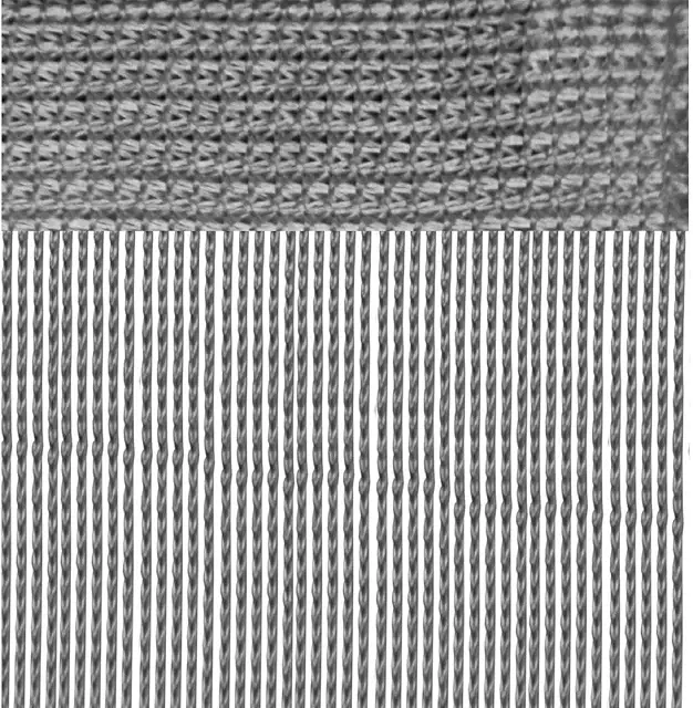 Fadenvorhang für Wohnwagen – Anthrazit, 56x185cm