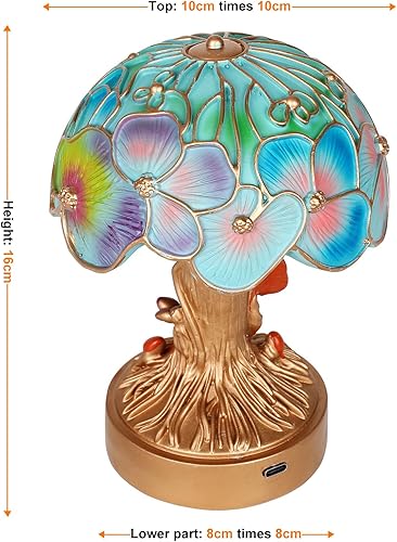 Miniatura 2 de Mushroom Lamp, Retro Mushroom Lamp, ained Glass Mushroom Lamp, Mushroom Night, Resin Mushroom Lamp, Modern Bedside Table, Christmas Gift