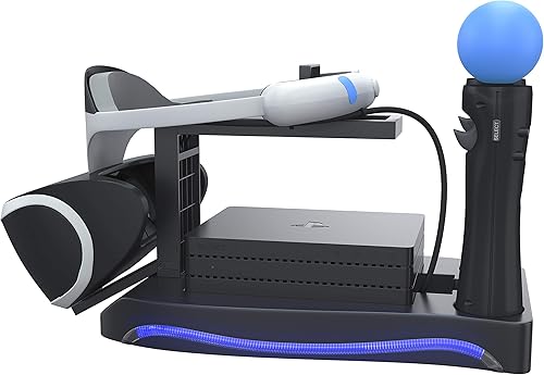 Miniatura 5 de Skywin Soporte PSVR - Carga, muestra y muestra tus auriculares y procesador PS VR - Compatible con Playstation PSVR - Estación de carga del