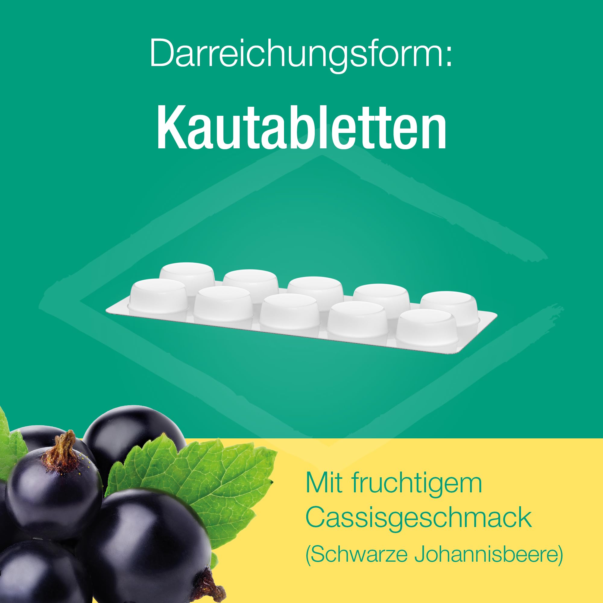 Zink Verla immun Kautabs – 4-fach-Kombination aus 10 mg Zink als Zinkcitrat + Selen + Vitamin C & Vitamin D zum Kauen und Lutschen, nur 1x täglich, glutenfrei & ohne Lactose, 30 St