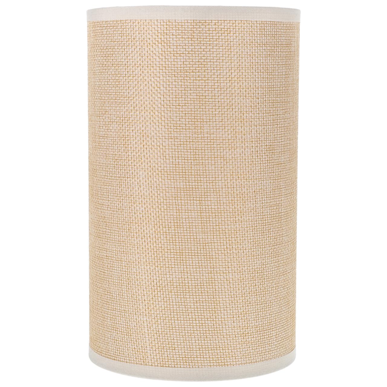 HOMSFOU Small Lampshade E27 Base Drum Cloth Lamp Shade Indoor Table Lamp Cover Light Accessory for Bedroom Living Room Office