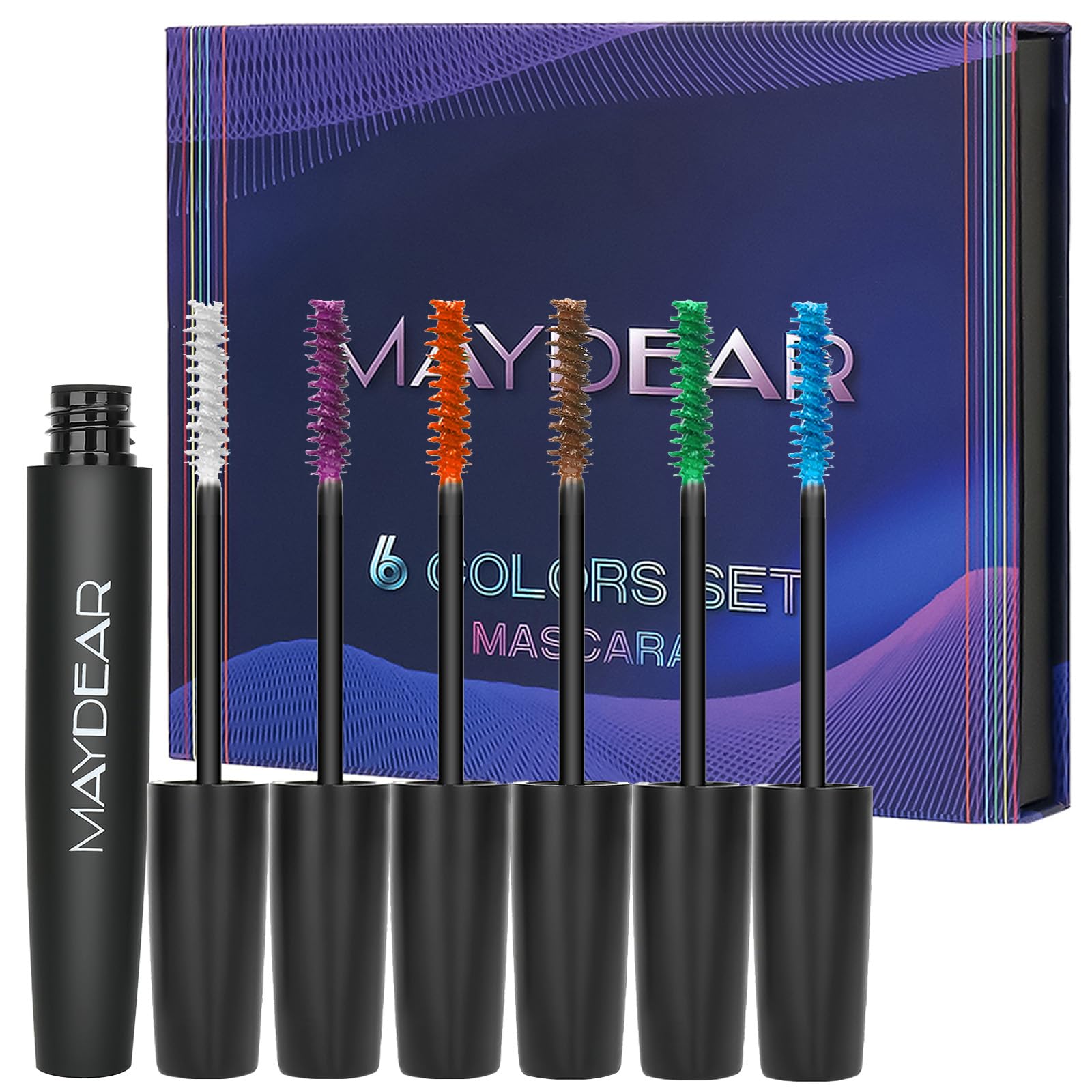 Stargazer Neon-Mascara – Vegan, Rot, Leuchtet Unter UV-Licht