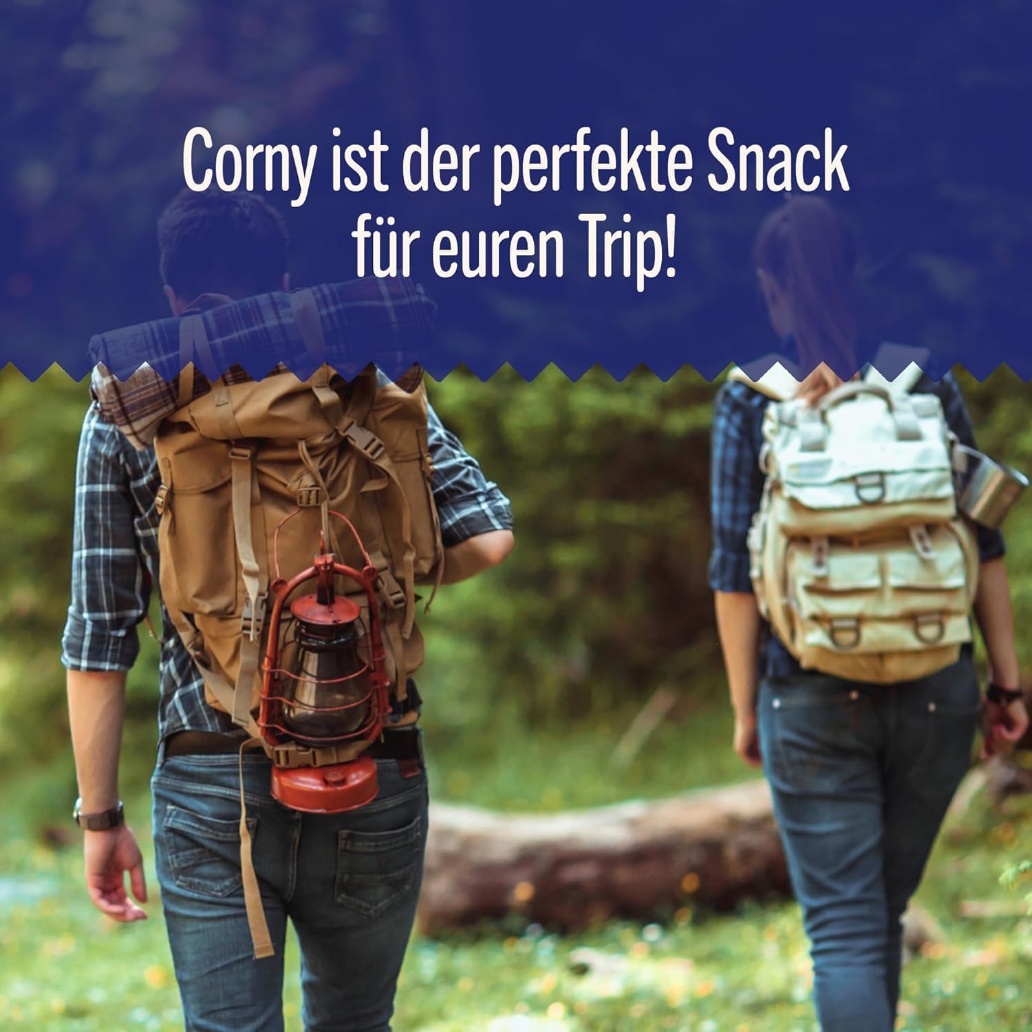 Haferriegel | Corny Haferkraft Crunch | Vollkorn Müsliriegel mit wertvollem Hafer & Honig | Energiereicher Snack für unterwegs | 27 x 40g