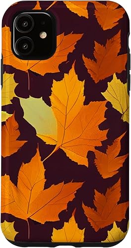 Miniatura 7 de Funda de Halloween con diseño de hojas de otoño para iPhone 13