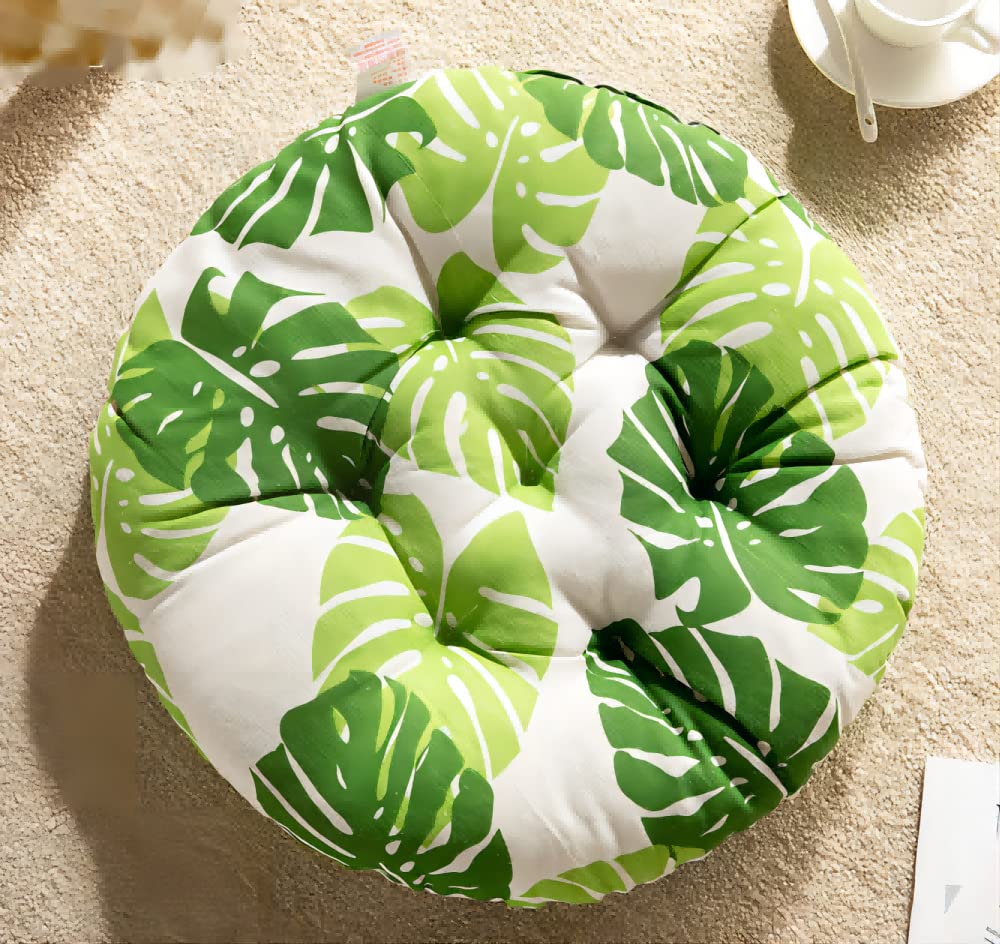 MASINIES 2pcs Padded Cushion Chair Seat Pads Garden Chair Seat Cushion Pads Round Kitchen Office Seat Pads for Indoor Outdoor (#6)