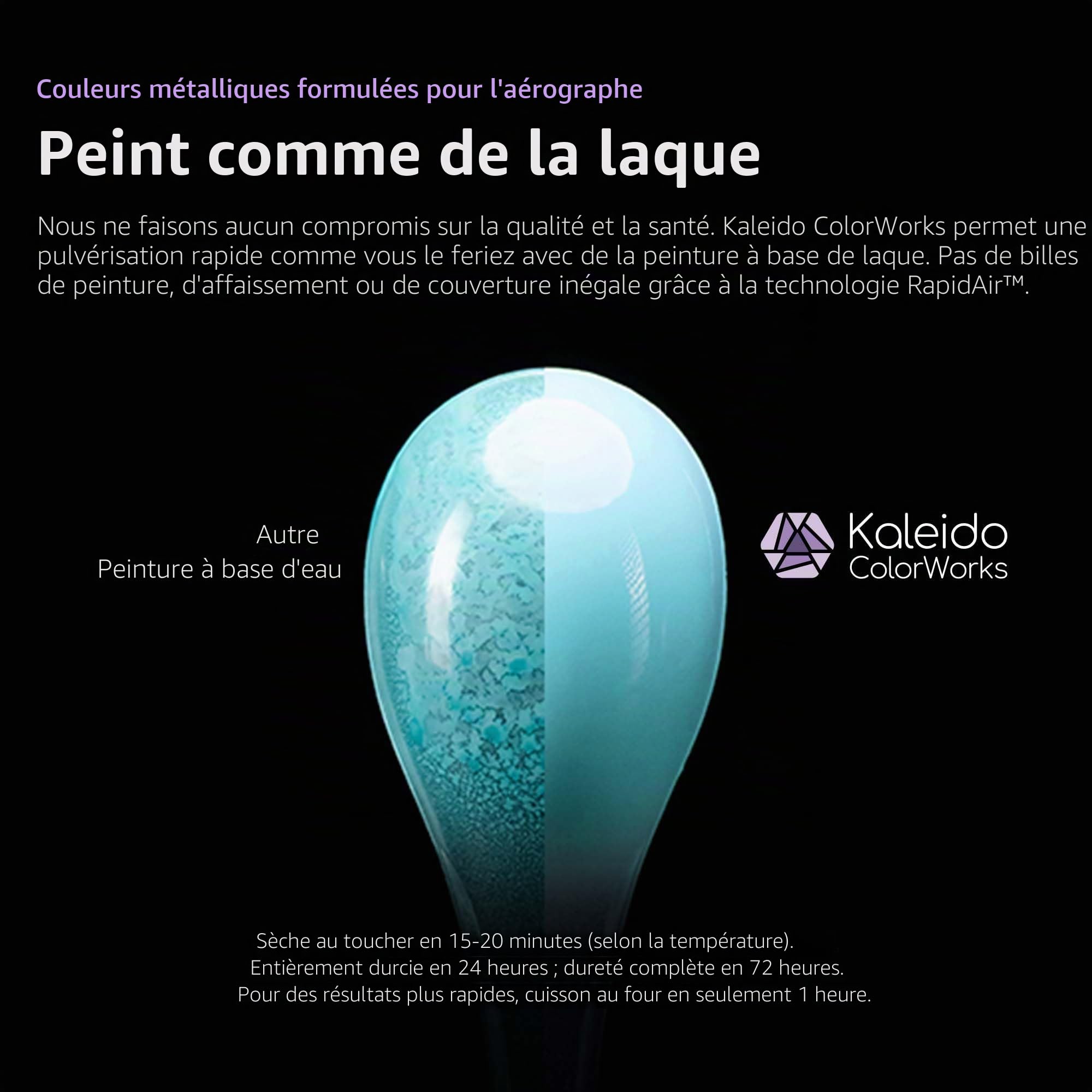 Gaahleri Kaleido – Lot de 12 peintures acryliques à base d'eau, aérographe métallique pour modèles de voitures, Gundam, Gunpla, Mecha, pré-dilué, haute brillance, séchage rapide, avec diluant et